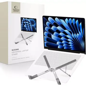 TECH-PROTECT ULS300 univerzální stolní stojan na notebooky (MacBook) - Stříbrný