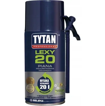 Montážní pěna TYTAN Lexy 20 montážní PUR pěna trubičková 300 ml