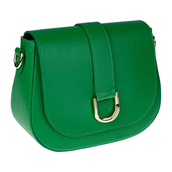 Kabelka NovaKabelka.cz Kožená italská crossbody kabelka Debora Verde