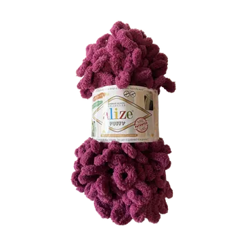 Příze Alize Puffy 974 - Malinová