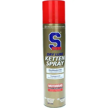 S100 DRY LUBE KETTEN SPRAY mazivo na suché řetězy