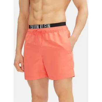 Pánské plavky Calvin Klein pánské korálově červené plavky 20010662-2226248