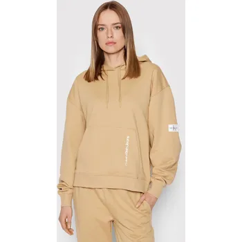 Dámská mikina Calvin Klein dámská světle hnědá mikina 20007509-1744811