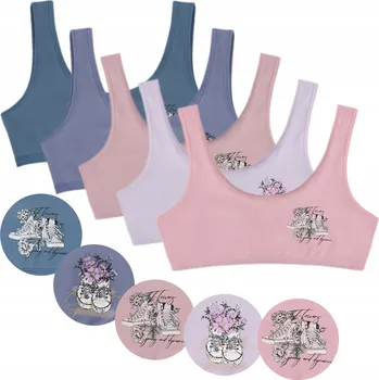 Dámské spodní prádlo DĚTSKÁ PODPRSENKA TOP 152-158 - SADA 5 KUSŮ LILLY BLING