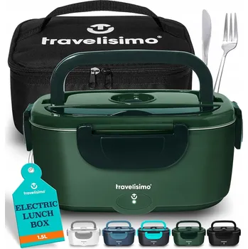 Jídlonosič KRABIČKA ELEKTRICKÝ OBĚDOVÝ BOX ODOLNÝ, ELEGANTNÍ, OBJEM 1,5 L