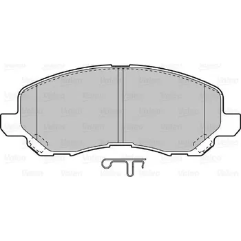 Brzdová destička VALEO Brzdové destičky 598886