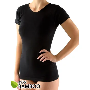 Dámské tričko Dámské tričko s krátkým rukávem Eco Bamboo - černá - L/XL