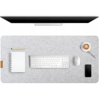 Podložka pod myš PLSTĚNÁ PODLOŽKA NA STŮL POD MYŠ A KLÁVESNICI ODOLNÁ JEDNODUCHÁ 100X40