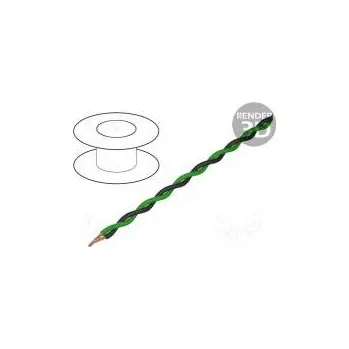 elektrický kabel Vodič instalační Žíla lanko Vnější rozm 2x1,4mm -20÷70°C