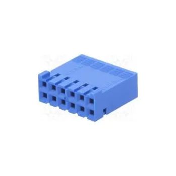 Auto elektroinstalace Zástrčka kabel-pl.spoj zásuvka DUBOX 2,54mm PIN 12 na kabel