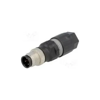 Elektrická zásuvka Zástrčka M12 PIN 4 vidlice kód A-DeviceNet / CANopen IDC