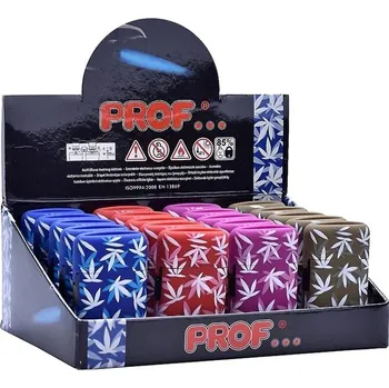 Tryskový zapalovač Prof Blue Flame Leaves