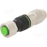 Zástrčka M12 PIN 4 zásuvka kód A-DeviceNet / CANopen IDC