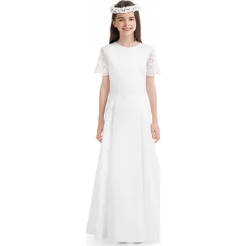 Dámské šaty Saténové šaty na přijímání pro dívku - vel. 146