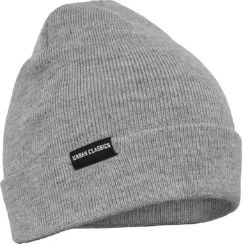 Čepice Unisex čepice Urban Classics Basic Flap Beanie velikost JEDNA VELIKOST grey