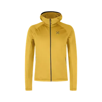 Pánský svetr Montura Fadis Grid Hooded Maglia mustard M