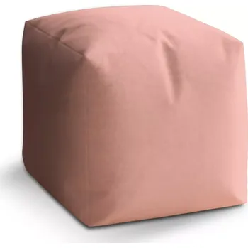Taburet Sablio Taburet Cube Lososová: 40x40x40 cm
