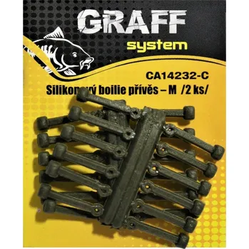 Graff Silikonový boilie přívěs M Hnědý 2ks