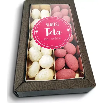 Čokoláda Sablio Mandle v čokoládě Nejlepší teta na světě - 2x 80g