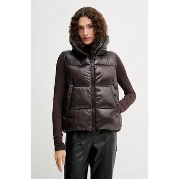 Dámská vesta Vesta Save The Duck AMA D82333W.LOVE21 hnědá 89X, vel. XL