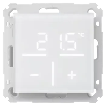 Termostat Homematic IP Skleněný nástěnný termostat se senzorem CO2 - HmIP-WGTC