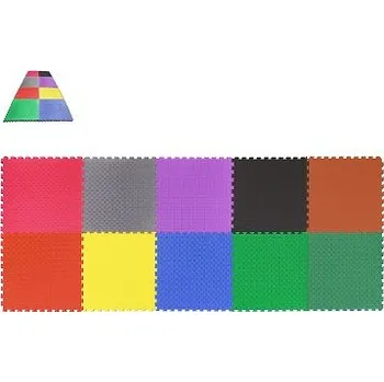 podložka na cvičení TATAMI PUZZLE podložka - Jednobarevná - 100x100x1,3 cm - podložka fitness fialová