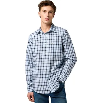 Pánská košile Košile Wrangler SHIRT CERULEAN Velikost: M