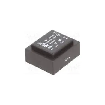 Transformátor Transformátor zalévaný 0,5VA 230VAC 24V 21mA PCB 44g