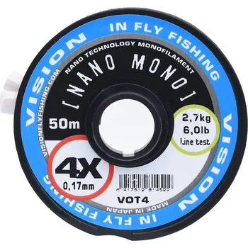 Vision Vlasec Nano Mono 30m Nosnost: 13,8kg / 30,4lb, Průměr: 0,40mm