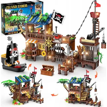 ostatní stavebnice Stavebnice loď pirátská sada 781 ks