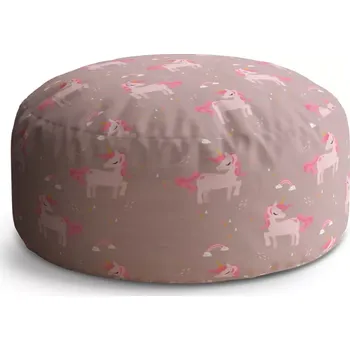 Taburet Sablio Taburet Circle Pony: 38x48 cm