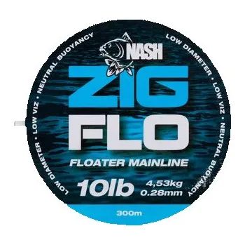 Rybářský vlasec Nash Vlasec NXT Zig Flo 300m 0,28mm 4,5kg 10lb