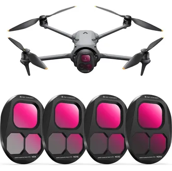 K&F CONCEPT DJI Mavic 4 PRO filter (ND8+ND16+ND32+ND64) lens HD, double-sided coating, waterproof an