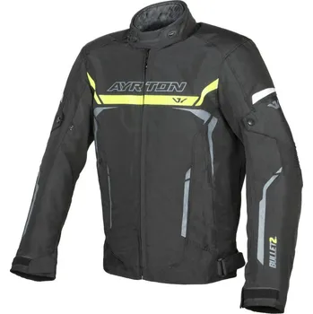 Moto bunda Bunda Bullet II, AYRTON (černá/žlutá fluo/šedá) 2026 S
