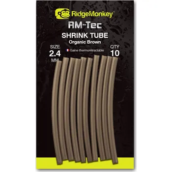 RidgeMonkey Smršťovací hadička Connexion Shrink Tube 2,4mm Organic Brown 10ks