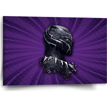 Obraz Sablio Obraz BLACK PANTHER z profilu Fialový - 60x40 cm