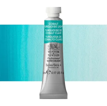 Vodová barva Akvarelová barva Winsor & Newton Professional, 5ml - Cobalt Turquoise Light