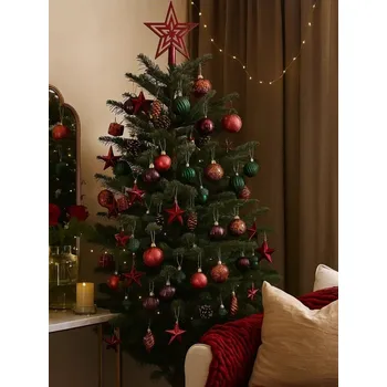 Vánoční ozdoba Sinsay - Sada vánočních ozdob 48 kusů - vícebarevná - 512HI-MLC - 512HI-MLC-ONE