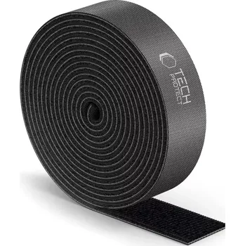 Organizér kabelů Organizér kabelů Tech-Protect Velcero 3m černý