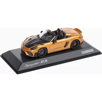 autíčko PORSCHE 718 Spyder RS (982) Limited Edition Model 1:43 skandinávská zlatá metalíza (Exkluzivní sběratelský model Porsche 718 tlakově litý.)