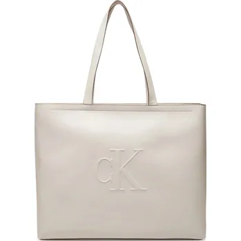 Kabelka Calvin Klein dámská krémová kabelka 10003628-2206493