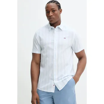 Pánská košile Tommy Jeans pánská bílo modrá košile 20003711-2188041