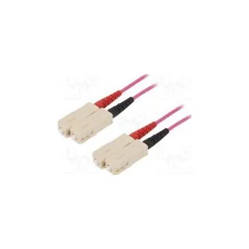 Síťový kabel Světlovodný patch cord OM4 SC/UPC,z obou stran 2m LSZH