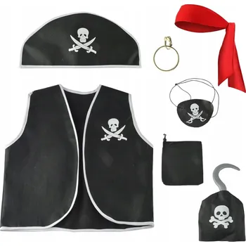 Karnevalový kostým PIRÁTSKÝ KOSTÝM PRO DĚTI NA HALLOWEEN KARNEVAL PÁRTY