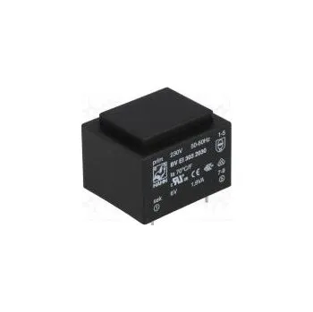 Transformátor Transformátor zalévaný 1,9VA 230VAC 6V 316mA PCB 81g