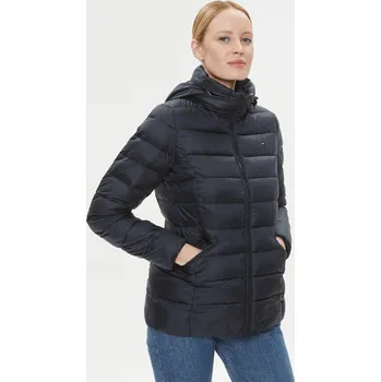 Tommy Hilfiger dámská tmavě modrá prošívaná bunda 20018713-8720644306512