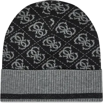 Čepice Guess dámská černo šedá čepice 10001462-2028132