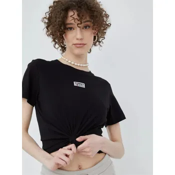 Dámské tričko Tommy Jeans dámské černé tričko 20004783-1784671