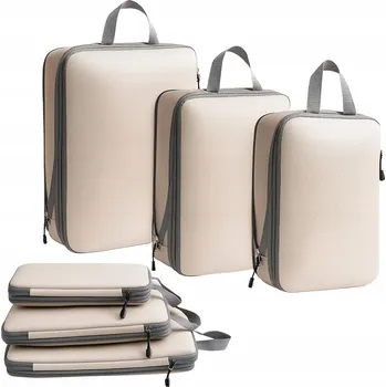 Kompresní cestovní organizéry do kufru - sada cestovních tašek