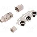 Zástrčka M12 PIN 4 vidlice kód D-Ethernet na kabel IDC IP67